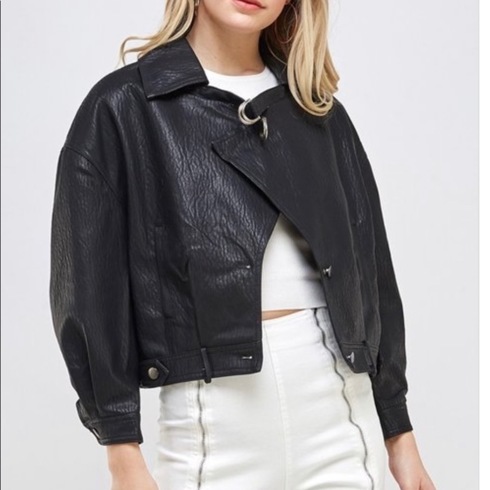 Women's Faux Leather Jacket